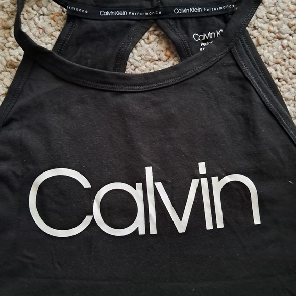 Calvin Klein black and white bodysuit Size LARGE - Picture 2 of 6